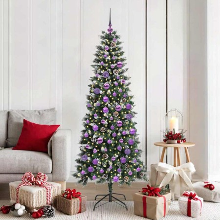Árbol de Navidad artificial Verde 180 cm PVC, Plástico y Acero en Decoración Festiva y Estacional | Comprar online en Foru.es