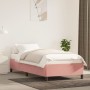 Estructura de cama de terciopelo rosa 80x200 cm de vidaXL, Camas y somieres - Ref: Foro24-347293, Precio: 95,61 €, Descuento: %