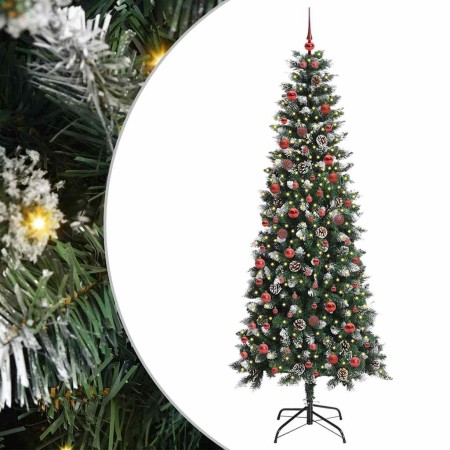Árbol de Navidad artificial Verde 210 cm PVC, Plástico y Acero en Decoración Festiva y Estacional | Comprar online en Foru.es