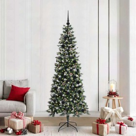 Árbol de Navidad artificial Verde 210 cm PVC, Plástico y Acero en Decoración Festiva y Estacional | Comprar online en Foru.es