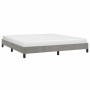 Estructura de cama de terciopelo gris claro 180x200 cm de vidaXL, Camas y somieres - Ref: Foro24-346988, Precio: 118,89 €, De...