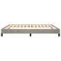 Estructura de cama de terciopelo gris claro 180x200 cm de vidaXL, Camas y somieres - Ref: Foro24-346988, Precio: 118,89 €, De...