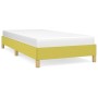 Estructura de cama de tela verde 100x200 cm de vidaXL, Camas y somieres - Ref: Foro24-346801, Precio: 63,07 €, Descuento: %