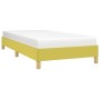 Estructura de cama de tela verde 100x200 cm de vidaXL, Camas y somieres - Ref: Foro24-346801, Precio: 63,07 €, Descuento: %