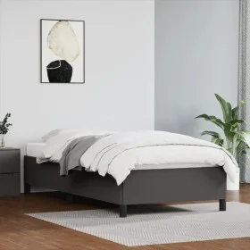 Estructura de cama cuero sintético gris 80x200 cm de vidaXL, Camas y somieres - Ref: Foro24-347219, Precio: 88,06 €, Descuent...