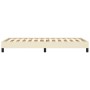 Estructura de cama de cuero sintético color crema 90x200 cm de vidaXL, Camas y somieres - Ref: Foro24-346882, Precio: 76,97 €...