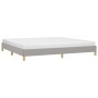 Estructura de cama gris claro tela 200x200 cm de vidaXL, Camas y somieres - Ref: Foro24-346842, Precio: 106,01 €, Descuento: %