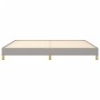 Estructura de cama gris claro tela 200x200 cm de vidaXL, Camas y somieres - Ref: Foro24-346842, Precio: 106,01 €, Descuento: %