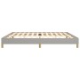 Estructura de cama gris claro tela 200x200 cm de vidaXL, Camas y somieres - Ref: Foro24-346842, Precio: 106,01 €, Descuento: %