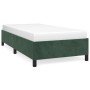 Estructura de cama de terciopelo verde 90x200 cm de vidaXL, Camas y somieres - Ref: Foro24-347303, Precio: 92,81 €, Descuento: %