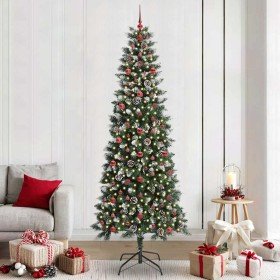 Árbol de Navidad artificial Verde 240 cm PVC, Plástico y Acero en Decoración Festiva y Estacional | Comprar online en Foru.es