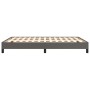 Estructura de cama de cuero sintético gris 140x190 cm de vidaXL, Camas y somieres - Ref: Foro24-346902, Precio: 107,42 €, Des...