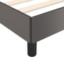Estructura de cama de cuero sintético gris 140x190 cm de vidaXL, Camas y somieres - Ref: Foro24-346902, Precio: 107,42 €, Des...