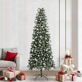 Árbol de Navidad artificial Verde 240 cm PVC, Plástico y Acero en Decoración Festiva y Estacional | Comprar online en Foru.es