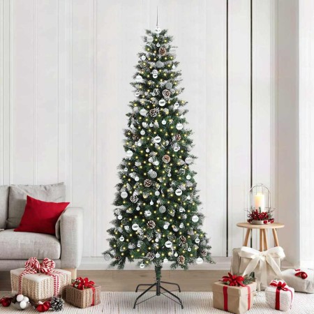 Árbol de Navidad artificial Verde 240 cm PVC, Plástico y Acero en Decoración Festiva y Estacional | Comprar online en Foru.es