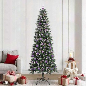 Árbol de Navidad artificial Verde 240 cm PVC, Plástico y Acero en Decoración Festiva y Estacional | Comprar online en Foru.es
