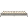 Estructura de cama de terciopelo gris claro 140x200 cm de vidaXL, Camas y somieres - Ref: Foro24-346976, Precio: 114,41 €, De...