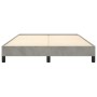 Estructura de cama de terciopelo gris claro 140x200 cm de vidaXL, Camas y somieres - Ref: Foro24-346976, Precio: 114,41 €, De...