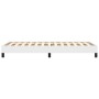 Estructura de cama cuero sintético blanco 90x190 cm de vidaXL, Camas y somieres - Ref: Foro24-346875, Precio: 92,01 €, Descue...