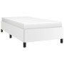 Estructura de cama cuero sintético blanco 90x190 cm de vidaXL, Camas y somieres - Ref: Foro24-347222, Precio: 102,63 €, Descu...