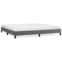 Estructura de cama de cuero sintético gris 200x200 cm de vidaXL, Camas y somieres - Ref: Foro24-346926, Precio: 127,29 €, Des...