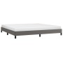 Estructura de cama de cuero sintético gris 200x200 cm de vidaXL, Camas y somieres - Ref: Foro24-346926, Precio: 127,29 €, Des...
