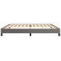 Estructura de cama de cuero sintético gris 200x200 cm de vidaXL, Camas y somieres - Ref: Foro24-346926, Precio: 127,29 €, Des...