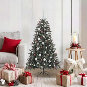 Árbol de Navidad artificial Verde 120 cm PVC, Plástico y Acero en Decoración Festiva y Estacional | Comprar online en Foru.es