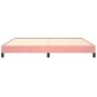 Estructura de cama de terciopelo rosa 200x200 cm de vidaXL, Camas y somieres - Ref: Foro24-346999, Precio: 108,63 €, Descuent...