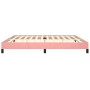 Estructura de cama de terciopelo rosa 200x200 cm de vidaXL, Camas y somieres - Ref: Foro24-346999, Precio: 108,63 €, Descuent...
