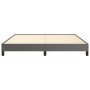 Estructura de cama de cuero sintético gris 200x200 cm de vidaXL, Camas y somieres - Ref: Foro24-346920, Precio: 114,31 €, Des...
