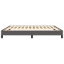 Estructura de cama de cuero sintético gris 200x200 cm de vidaXL, Camas y somieres - Ref: Foro24-346920, Precio: 114,31 €, Des...