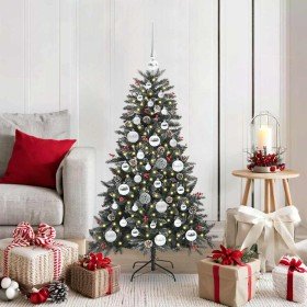 Árbol de Navidad artificial Verde 120 cm PVC, Plástico y Acero en Decoración Festiva y Estacional | Comprar online en Foru.es
