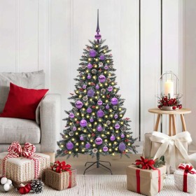Árbol de Navidad artificial Verde 120 cm PVC, Plástico y Acero en Decoración Festiva y Estacional | Comprar online en Foru.es