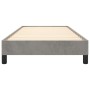 Estructura de cama de terciopelo gris claro 100x200 cm de vidaXL, Camas y somieres - Ref: Foro24-346958, Precio: 95,80 €, Des...