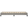Estructura de cama de terciopelo gris claro 100x200 cm de vidaXL, Camas y somieres - Ref: Foro24-346958, Precio: 95,80 €, Des...