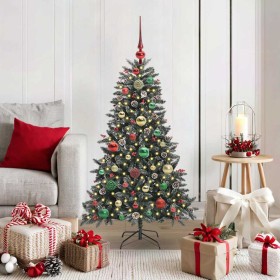 Árbol de Navidad artificial Verde 120 cm PVC, Plástico y Acero en Decoración Festiva y Estacional | Comprar online en Foru.es