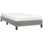 Estructura de cama de terciopelo gris claro 90x190 cm de vidaXL, Camas y somieres - Ref: Foro24-346946, Precio: 80,02 €, Desc...