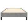 Estructura de cama de terciopelo gris claro 90x190 cm de vidaXL, Camas y somieres - Ref: Foro24-346946, Precio: 80,02 €, Desc...