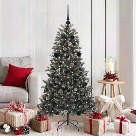 Árbol de Navidad artificial Verde 150 cm PVC, Plástico y Acero en Decoración Festiva y Estacional | Comprar online en Foru.es