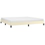 Estructura de cama de cuero sintético color crema 200x200 cm de vidaXL, Camas y somieres - Ref: Foro24-346924, Precio: 93,57 ...