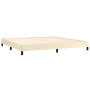Estructura de cama de cuero sintético color crema 200x200 cm de vidaXL, Camas y somieres - Ref: Foro24-346924, Precio: 93,57 ...