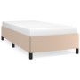 Estructura de cama cuero sintético color capuchino 80x200 cm de vidaXL, Camas y somieres - Ref: Foro24-347220, Precio: 83,33 ...