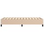 Estructura de cama cuero sintético color capuchino 80x200 cm de vidaXL, Camas y somieres - Ref: Foro24-347220, Precio: 83,33 ...