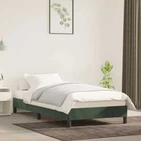 Green velvet bed frame 80x200 cm by vidaXL, Beds and slatted bases - Ref: Foro24-346943, Price: 76,91 €, Discount: %