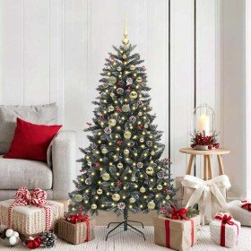 Árbol de Navidad artificial Verde 150 cm PVC, Plástico y Acero en Decoración Festiva y Estacional | Comprar online en Foru.es
