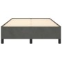 Estructura de cama de terciopelo gris oscuro 120x200 cm de vidaXL, Camas y somieres - Ref: Foro24-347313, Precio: 111,50 €, D...