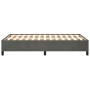 Estructura de cama de terciopelo gris oscuro 120x200 cm de vidaXL, Camas y somieres - Ref: Foro24-347313, Precio: 111,50 €, D...