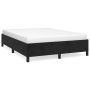 Estructura de cama de terciopelo negro 140x190 cm de vidaXL, Camas y somieres - Ref: Foro24-347320, Precio: 112,03 €, Descuen...