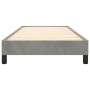 Estructura de cama de terciopelo gris claro 90x200 cm de vidaXL, Camas y somieres - Ref: Foro24-346952, Precio: 80,22 €, Desc...
